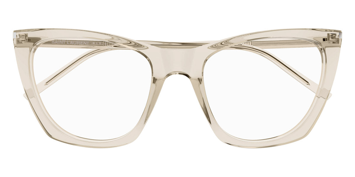 Saint Laurent® 214 KATE THIN OPT SL 214 KATE THIN OPT 004 55 - Beige Eyeglasses