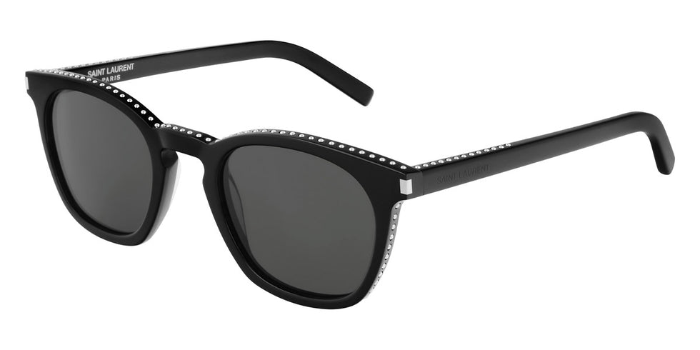 Saint Laurent® 28 SL 28 037 49 - Black / Gray 037 Sunglasses