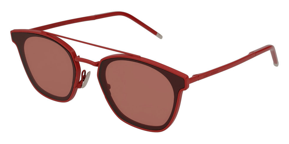 Saint Laurent® 28 METAL SL 28 METAL 003 61 - Red / Red AR Sunglasses