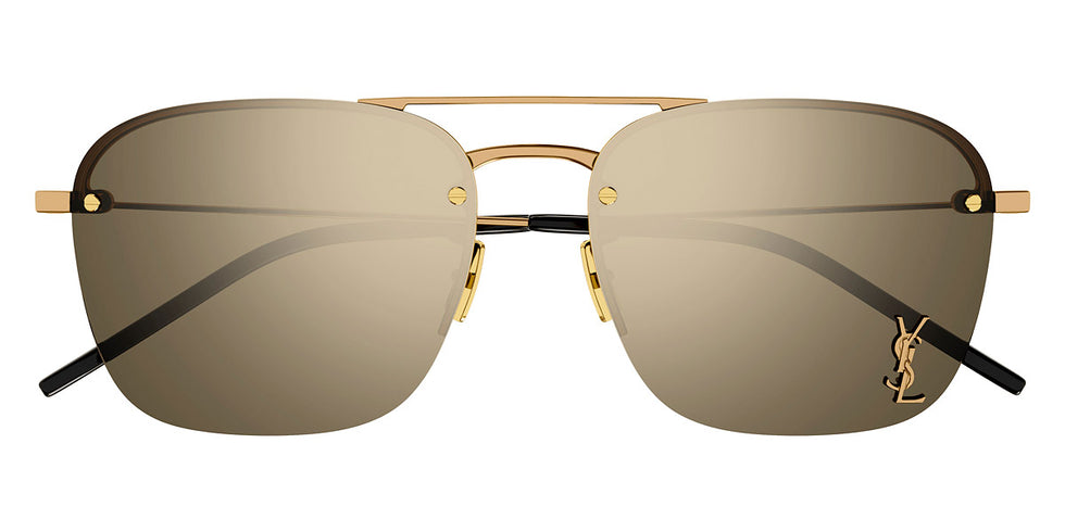 Saint Laurent® 309 M SL 309 M 004 57 - Bronze / Brown Flash Sunglasses