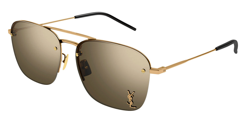 Saint Laurent® 309 M SL 309 M 004 57 - Bronze / Brown Flash Sunglasses
