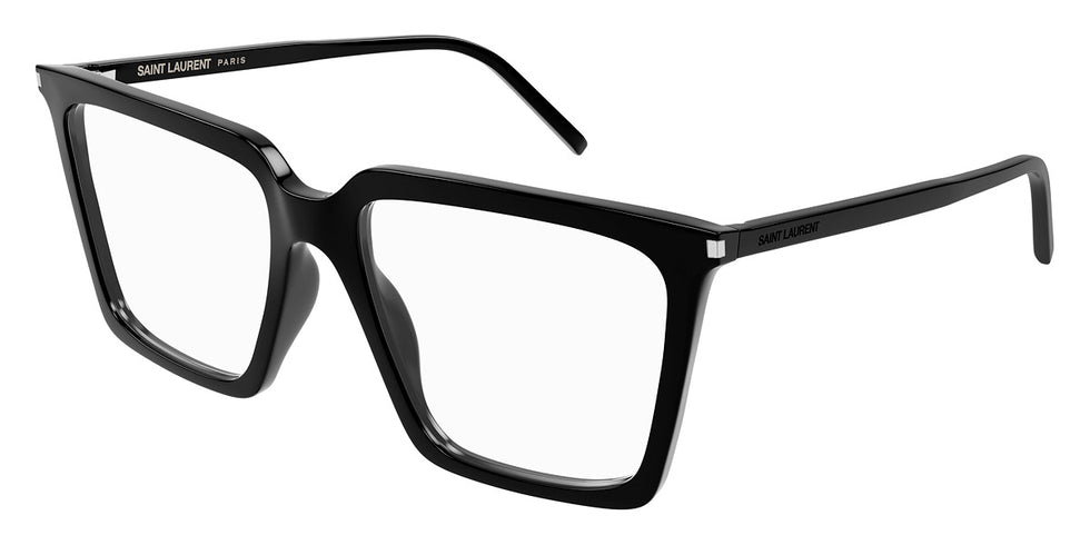Saint Laurent® 474 OPT SL 474 OPT 001 56 - Black / Transparent AR Eyeglasses