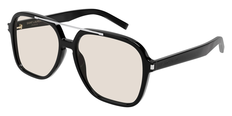 Saint Laurent® 545 SL 545 001 58 - Black / Yellow Sunglasses