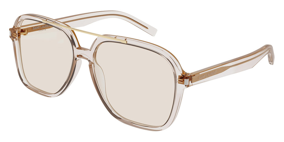 Saint Laurent® 545 SL 545 002 58 - Beige / Yellow Sunglasses