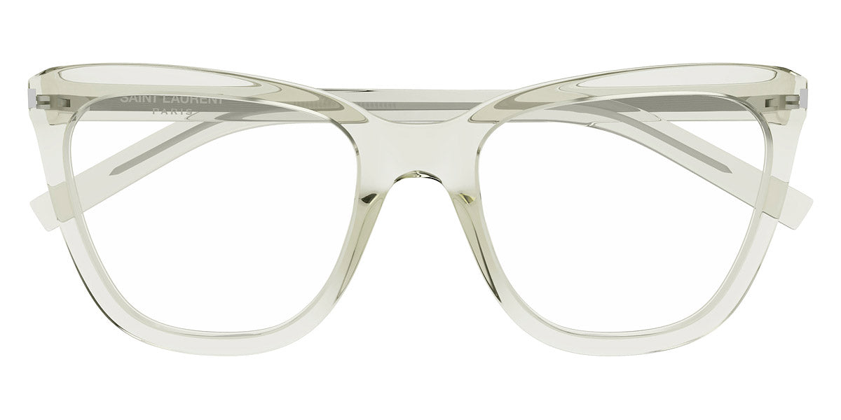 Saint Laurent® 548 SLIM OPT SL 548 SLIM OPT 005 55 - Green / Transparent AR Eyeglasses