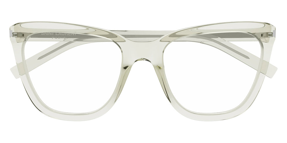 Saint Laurent® 548 SLIM OPT SL 548 SLIM OPT 005 55 - Green / Transparent AR Eyeglasses