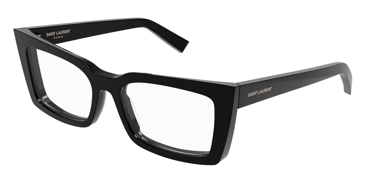 Saint Laurent® 554 SL 554 001 54 - Black / Transparent AR Eyeglasses