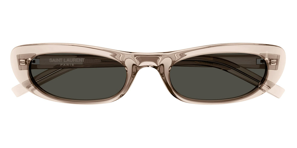 Saint Laurent® 557 SHADE SL 557 SHADE 004 53 - Nude / Gray Sunglasses