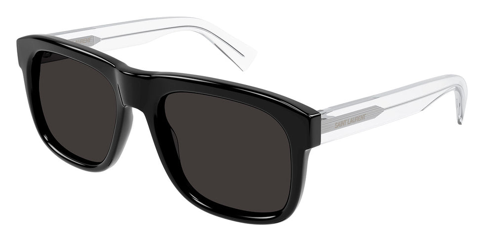 Saint Laurent® 558 SL 558 001 57 - Black/Crystal / Black Sunglasses