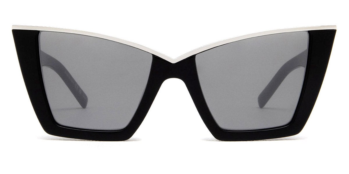 Saint Laurent® 570 SL 570 002 54 - Black / Silver Mirrored Sunglasses