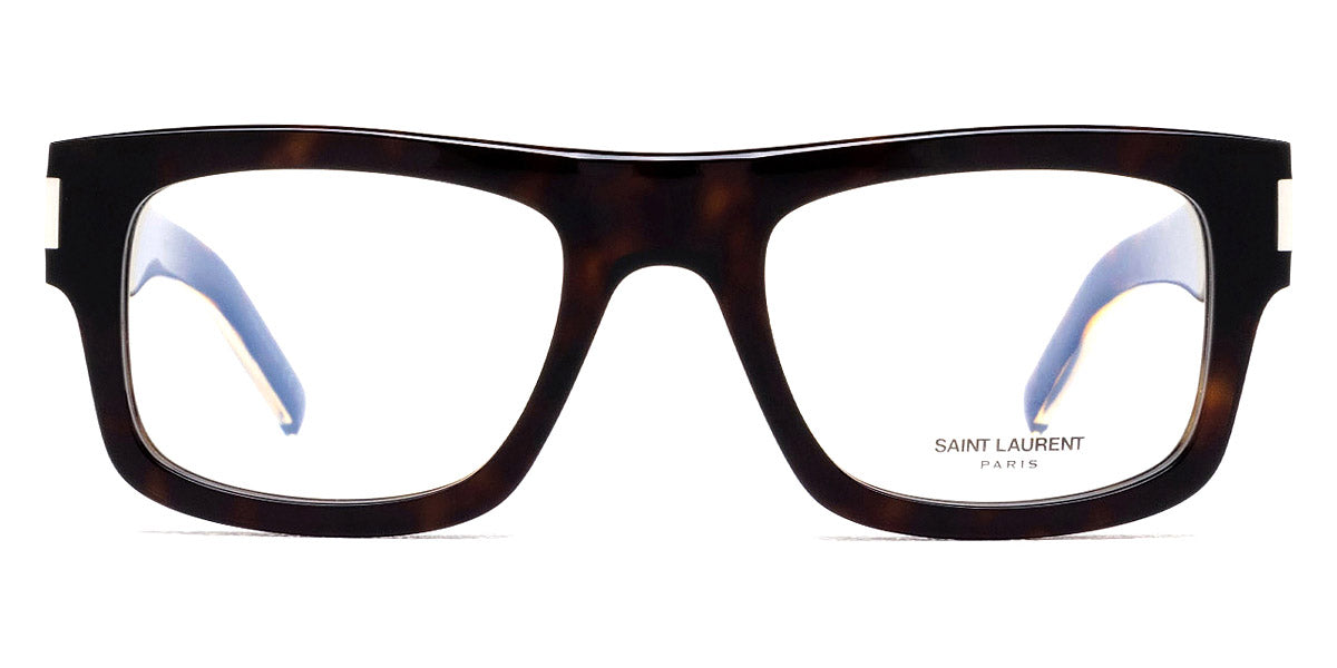 Saint Laurent® 574 SL 574 002 52 - Havana/Crystal Eyeglasses