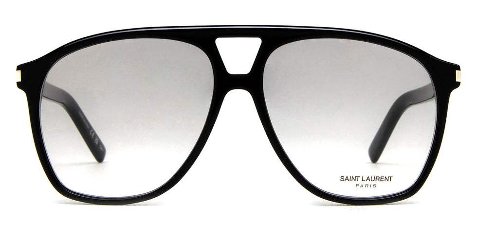 Saint Laurent® 596 DUNE SL 596 DUNE 006 58 - Black / Gray Gradient Sunglasses