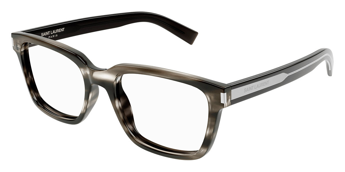 Saint Laurent® 621 SL 621 005 54 - Havana/Crystal / Transparent AR 005 Eyeglasses