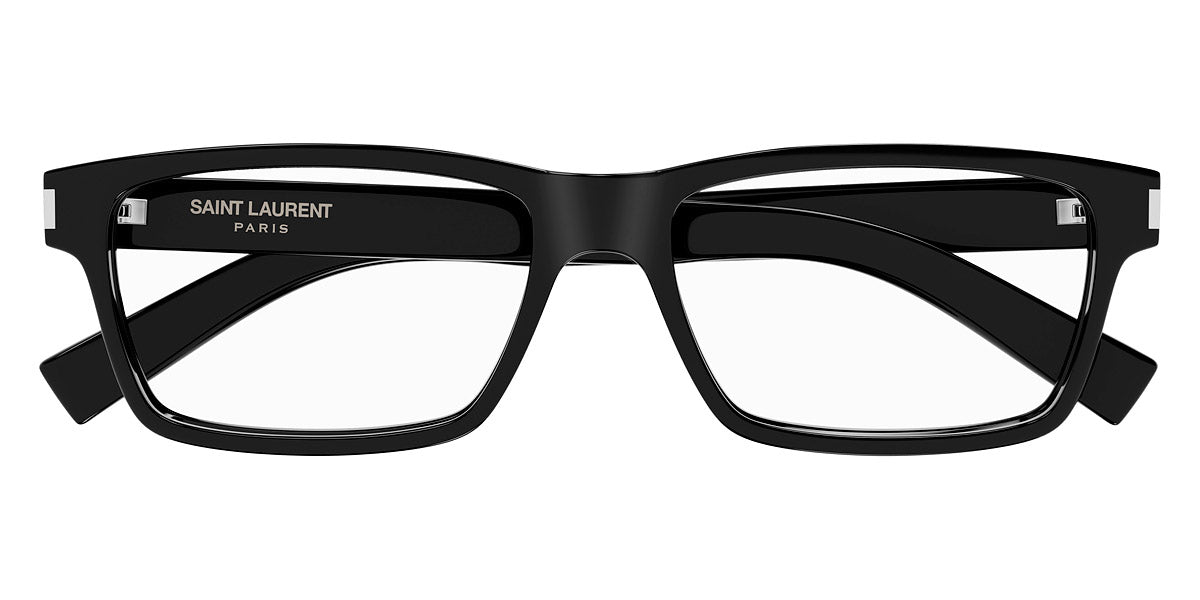 Saint Laurent® 622 SL 622 001 56 - Black/Crystal / Transparent AR Eyeglasses