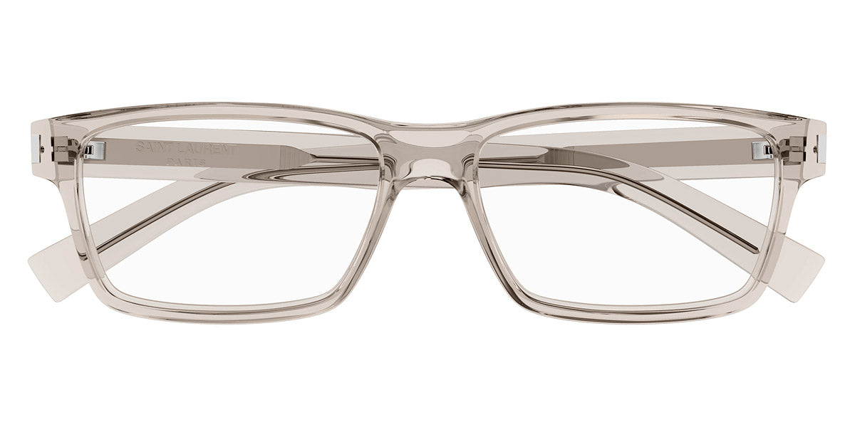 Saint Laurent® 622 SL 622 003 56 - Beige / Transparent AR Eyeglasses
