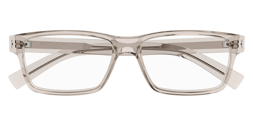 Saint Laurent® 622 SL 622 003 56 - Beige / Transparent AR Eyeglasses