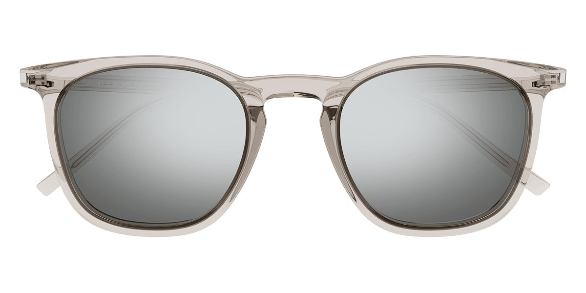 Saint Laurent® 623 SL 623 004 49 - Beige / Silver Mirror Sunglasses