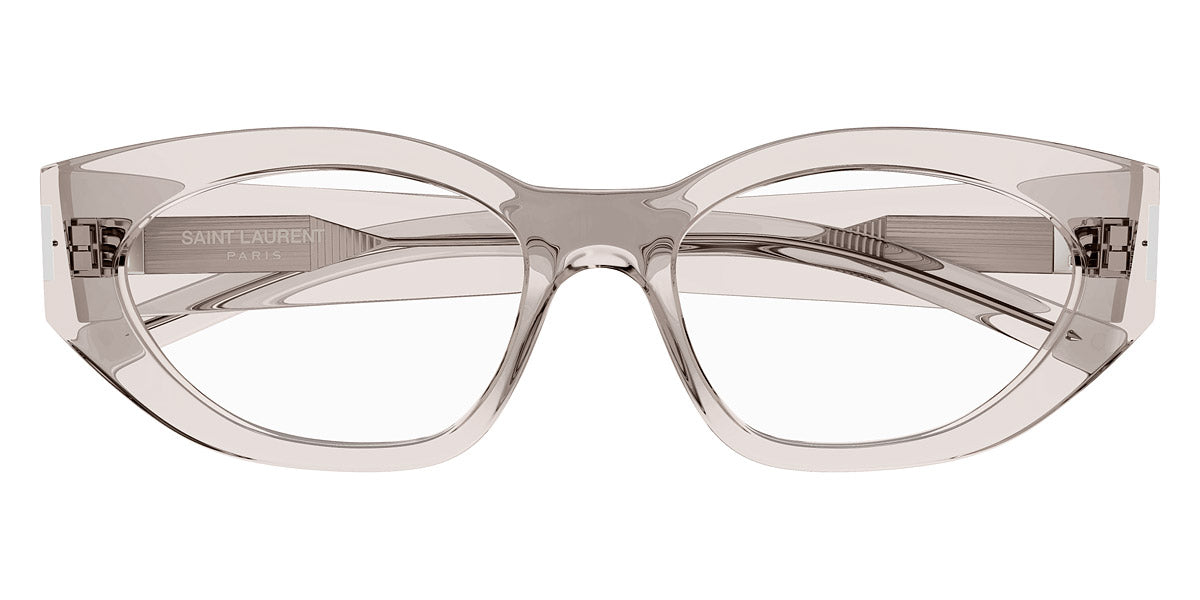 Saint Laurent® 638 OPT SL 638 OPT 005 55 - Nude / Transparent AR Eyeglasses