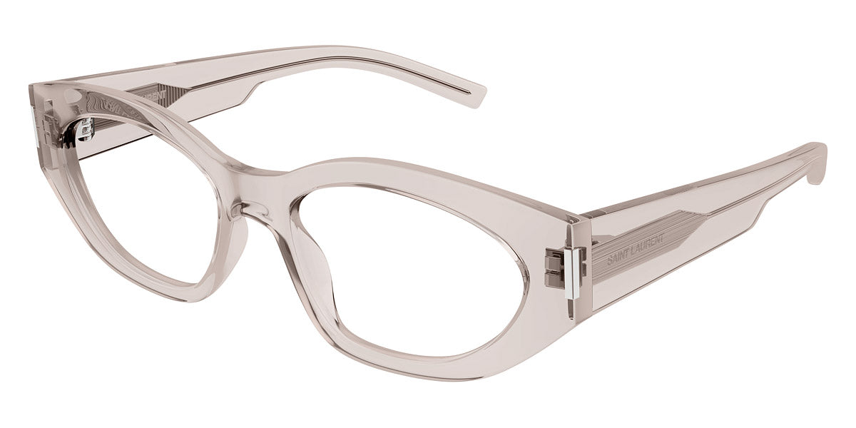 Saint Laurent® 638 OPT SL 638 OPT 005 55 - Nude / Transparent AR Eyeglasses