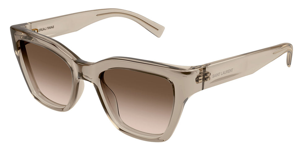 Saint Laurent® 641 SL 641 005 52 - Yellow / Brown Gradient Sunglasses
