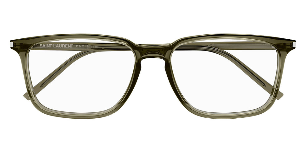 Saint Laurent® 645/F SL 645/F 005 55 - Green Eyeglasses