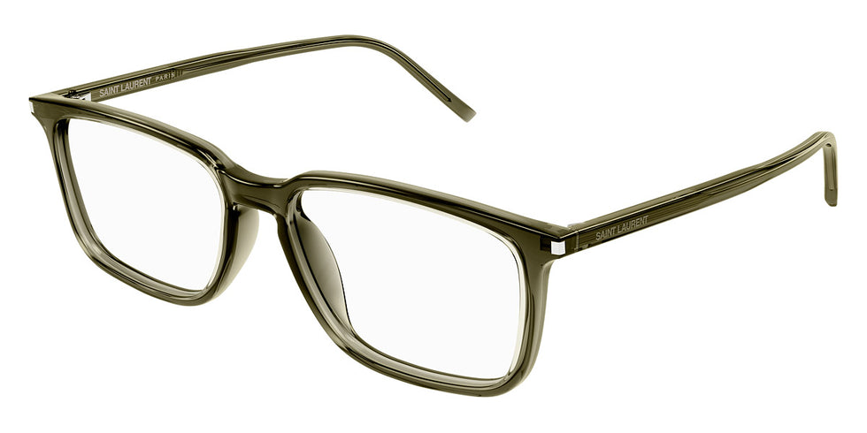 Saint Laurent® 645/F SL 645/F 005 55 - Green Eyeglasses
