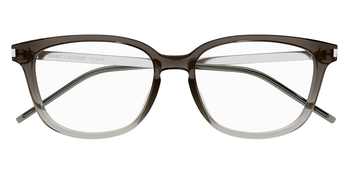 Saint Laurent® 648/F SL 648/F 004 54 - Gray/Silver 004 Eyeglasses