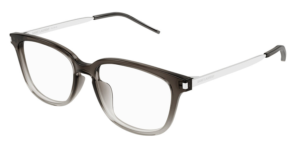 Saint Laurent® 648/F SL 648/F 004 54 - Gray/Silver 004 Eyeglasses