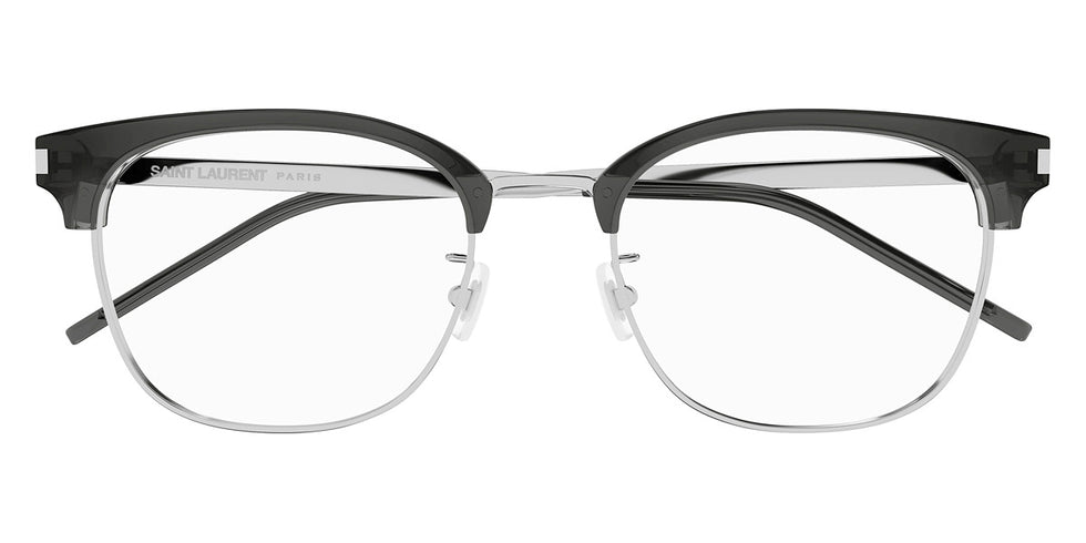 Saint Laurent® 649/F SL 649/F 004 54 - Gray/Silver 004 Eyeglasses