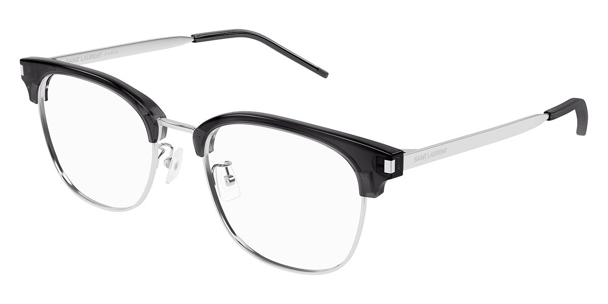 Saint Laurent® 649/F SL 649/F 004 54 - Gray/Silver 004 Eyeglasses