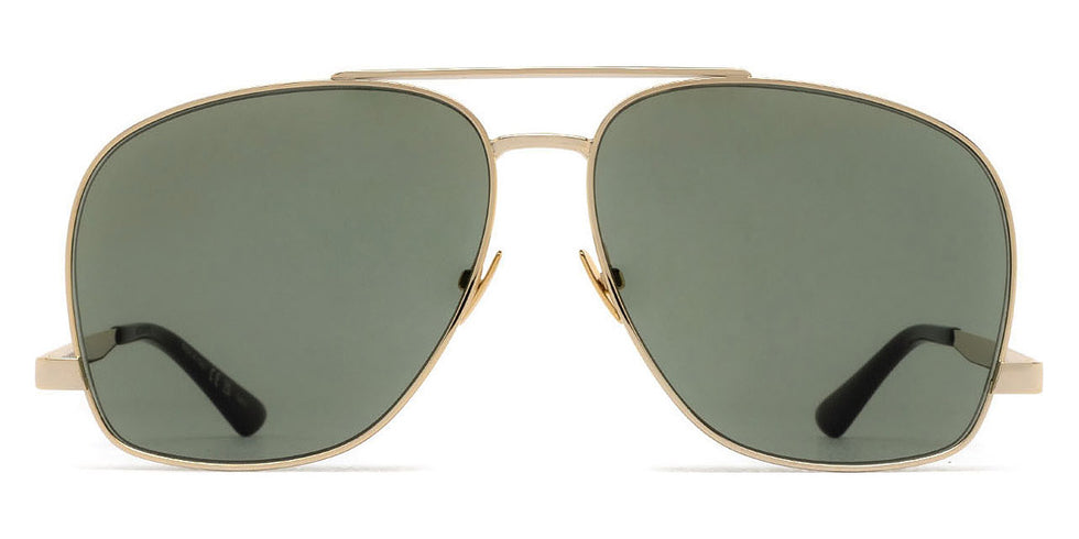 Saint Laurent® 653 LEON SL 653 LEON 003 59 - Gold / Green Sunglasses