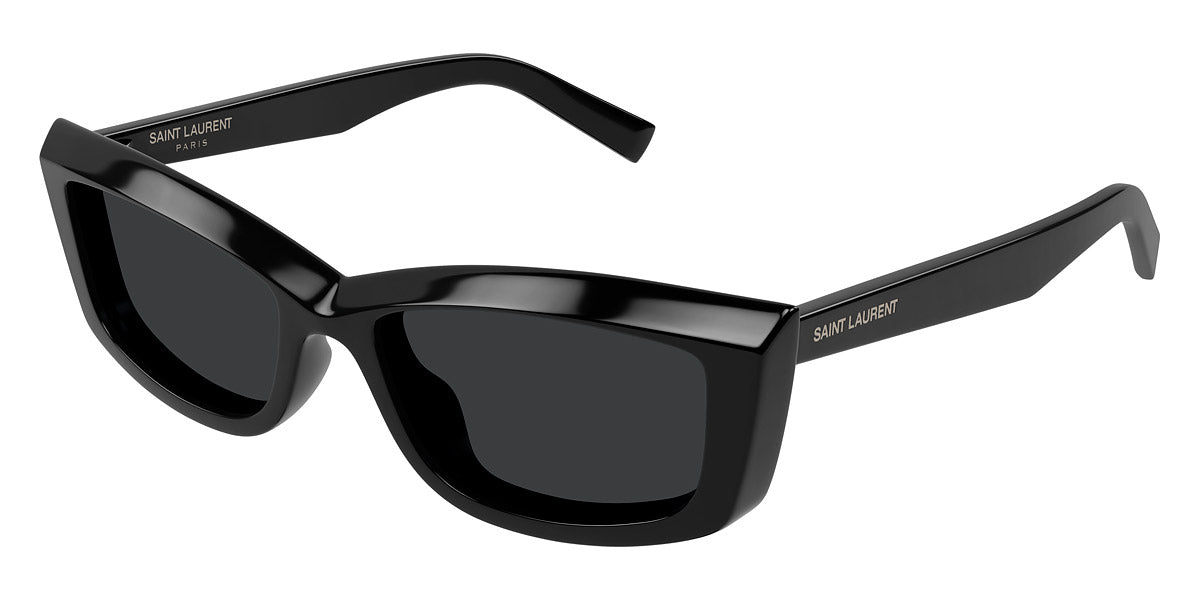 Saint Laurent® 658 SL 658 001 54 - Black / Black Sunglasses