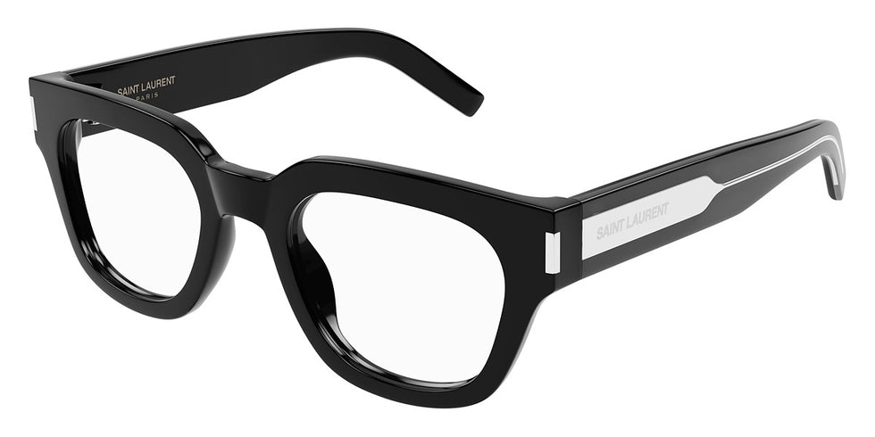 Saint Laurent® 661 SL 661 001 50 - Black/Crystal Eyeglasses