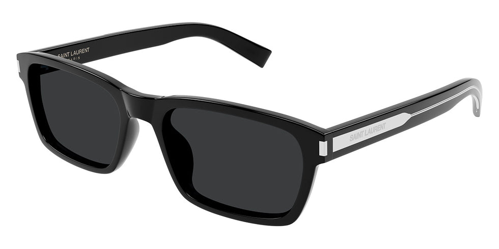Saint Laurent® 662 SL 662 001 57 - Black/Crystal / Black Sunglasses