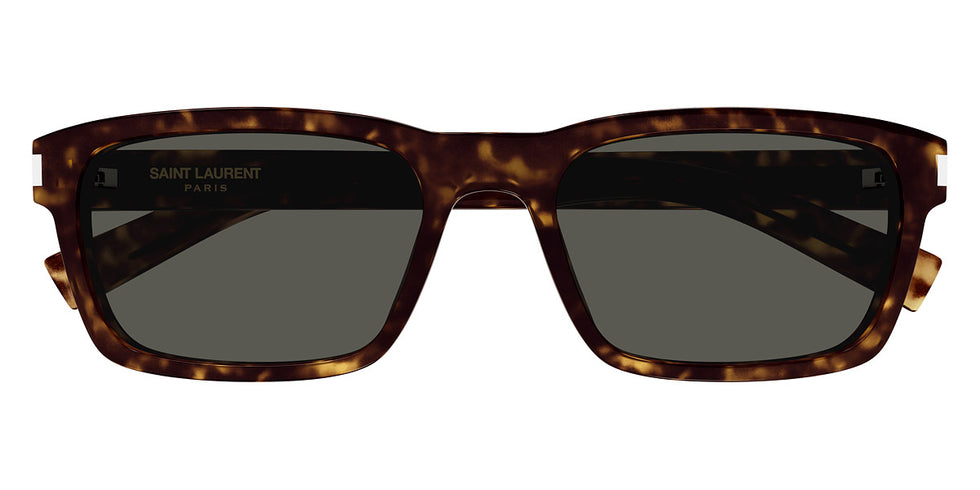 Saint Laurent® 662 SL 662 004 57 - Havana/Crystal / Gray Sunglasses