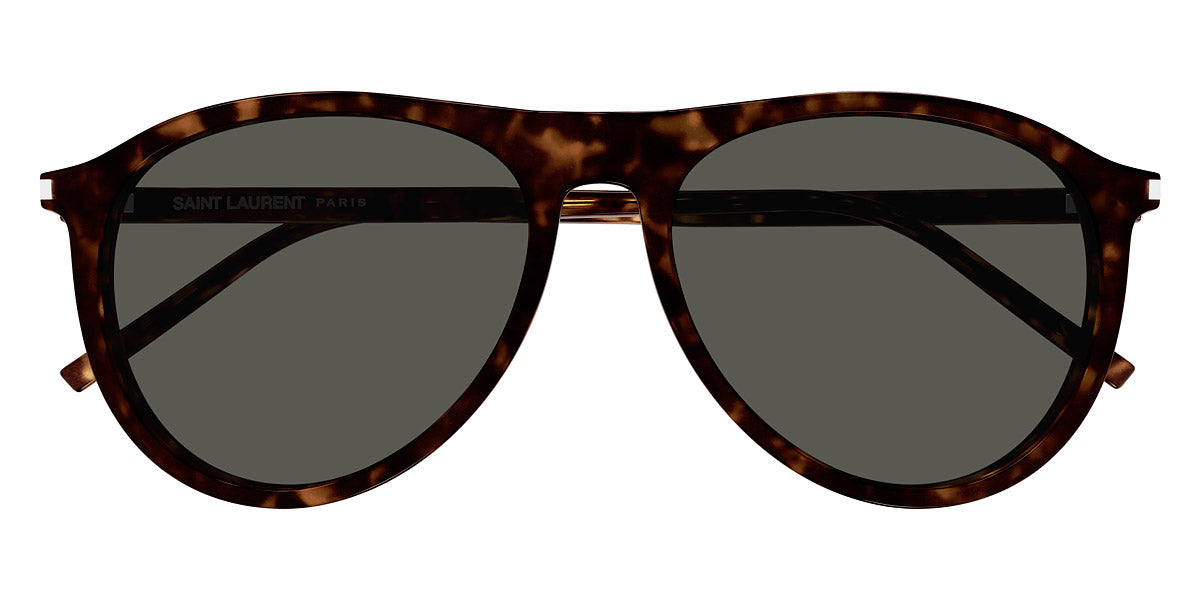 Saint Laurent® 667 SL 667 002 56 - Havana / Gray Sunglasses