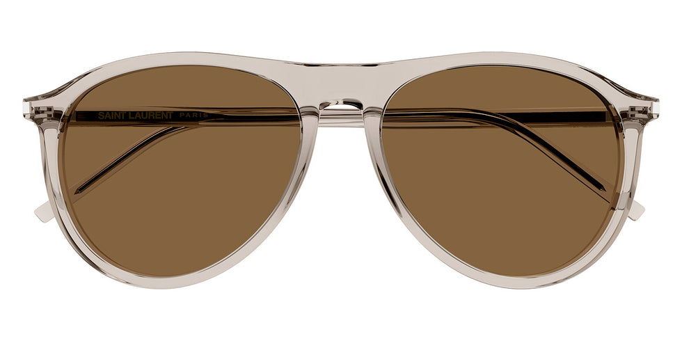 Saint Laurent® 667 SL 667 004 56 - Beige / Brown Sunglasses