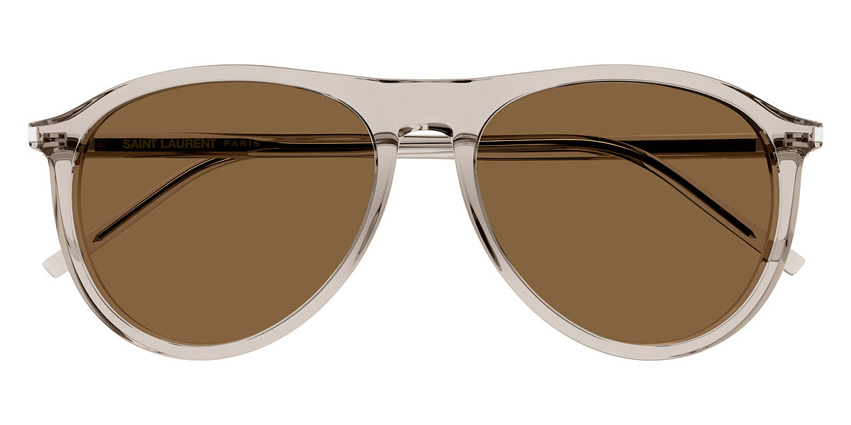 Saint Laurent® 667 SL 667 004 56 - Beige / Brown Sunglasses