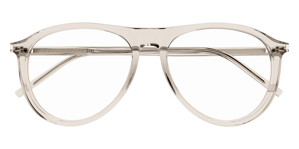 Saint Laurent® 667 OPT SL 667 OPT 003 56 - Beige / Transparent AR Eyeglasses