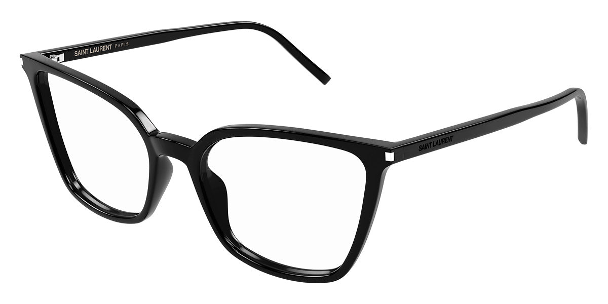 Saint Laurent® 669 SL 669 002 54 - Black / Transparent AR Eyeglasses