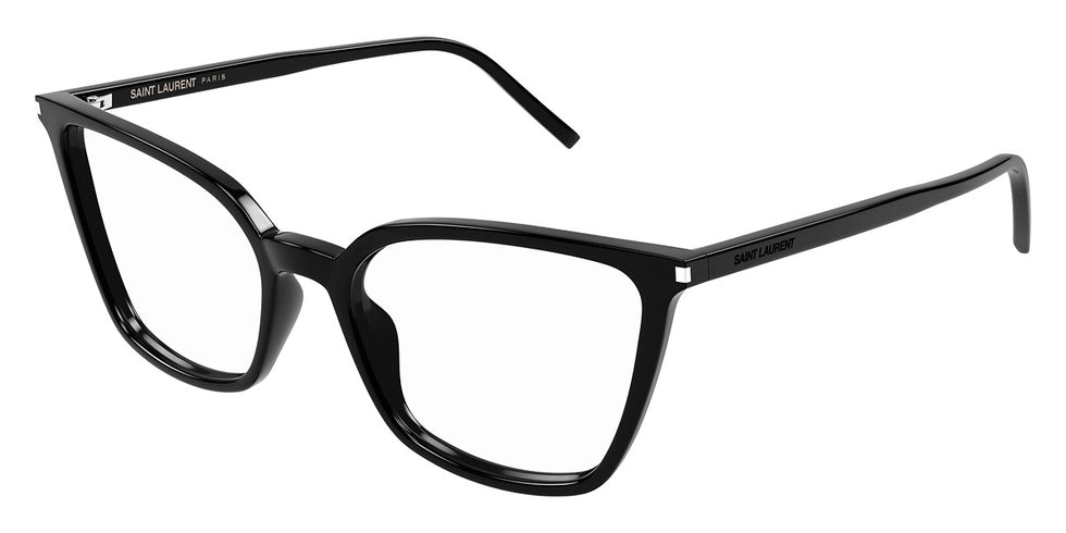 Saint Laurent® 669 SL 669 002 54 - Black / Transparent AR Eyeglasses