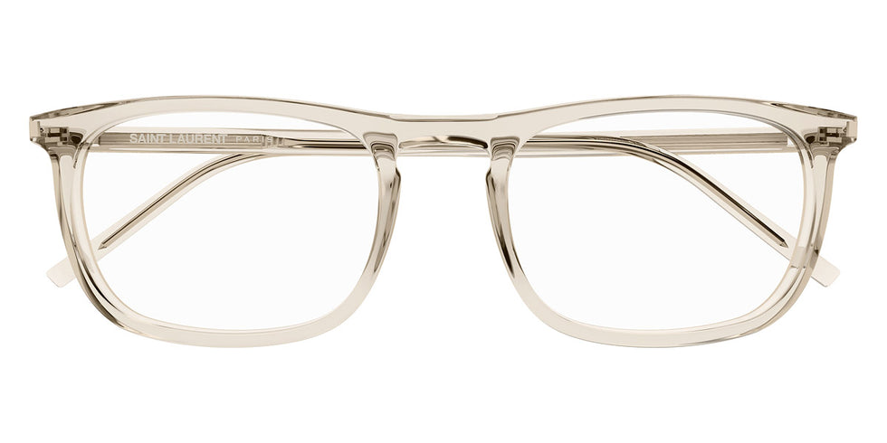 Saint Laurent® 670 SL 670 003 54 - Beige / Transparent AR Eyeglasses