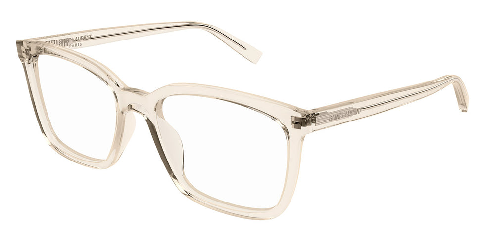 Saint Laurent® 672 SL 672 004 55 - Beige Eyeglasses