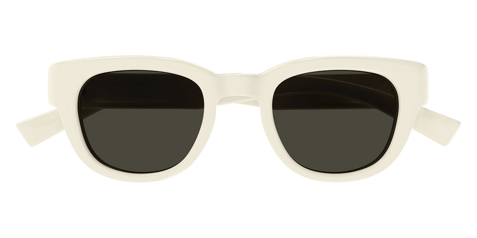 Saint Laurent® 675 SL 675 005 46 - Ivory / Gray Sunglasses