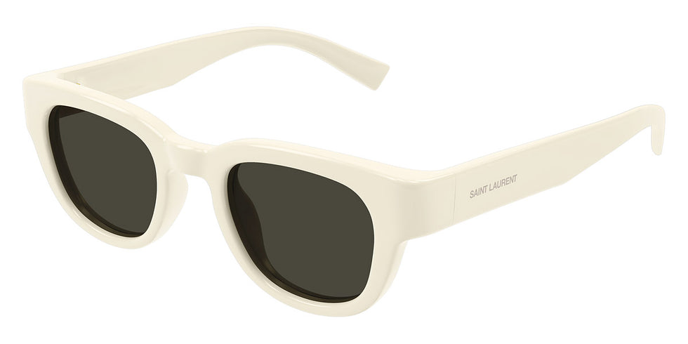 Saint Laurent® 675 SL 675 005 46 - Ivory / Gray Sunglasses