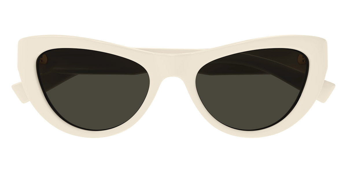 Saint Laurent® 676 SL 676 008 53 - Ivory / Gray Sunglasses