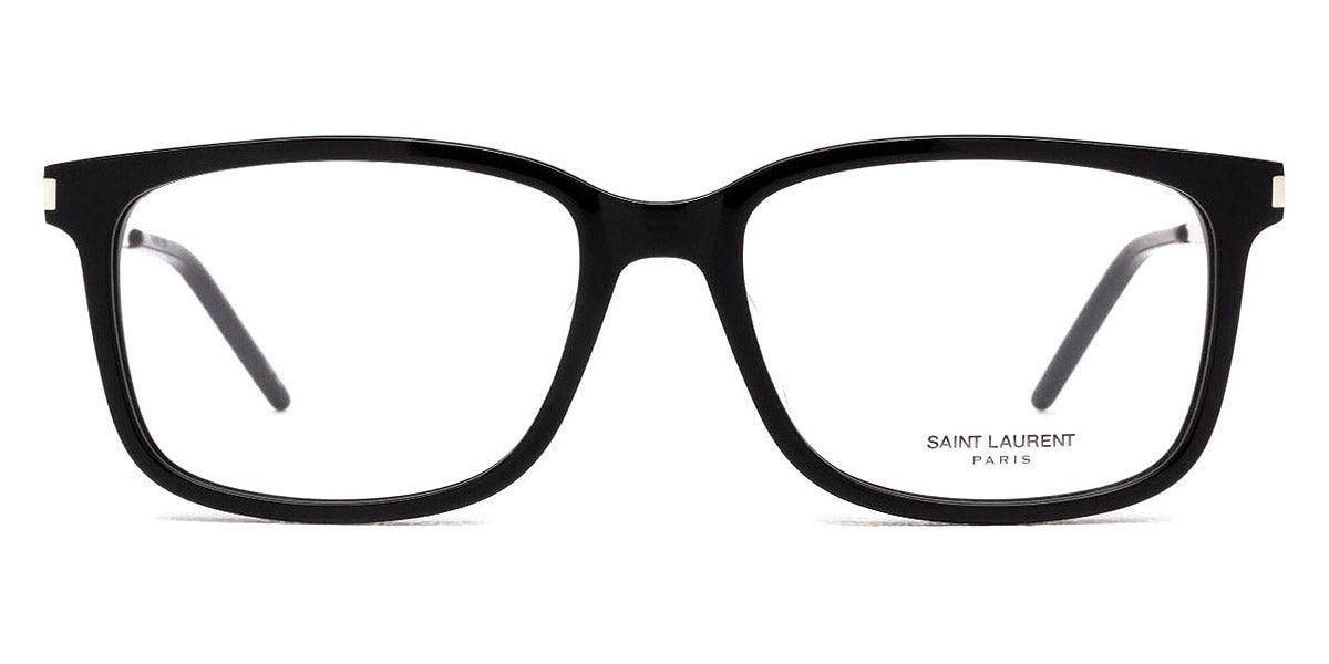 Saint Laurent® 684/F SL 684/F 001 55 - Black/Silver Eyeglasses