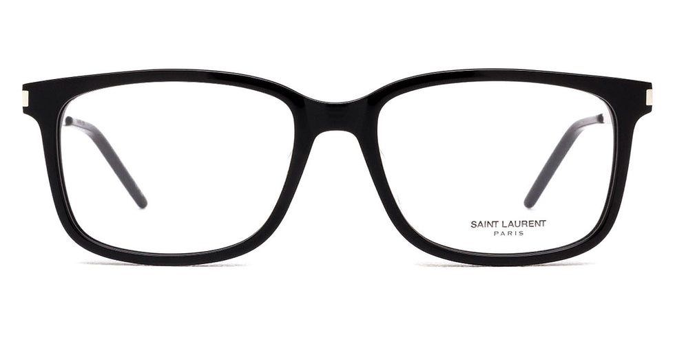 Saint Laurent® 684/F SL 684/F 001 55 - Black/Silver Eyeglasses