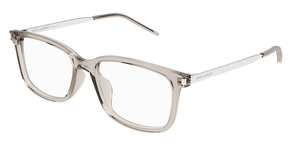 Saint Laurent® 684/F SL 684/F 003 55 - Beige/Silver Eyeglasses