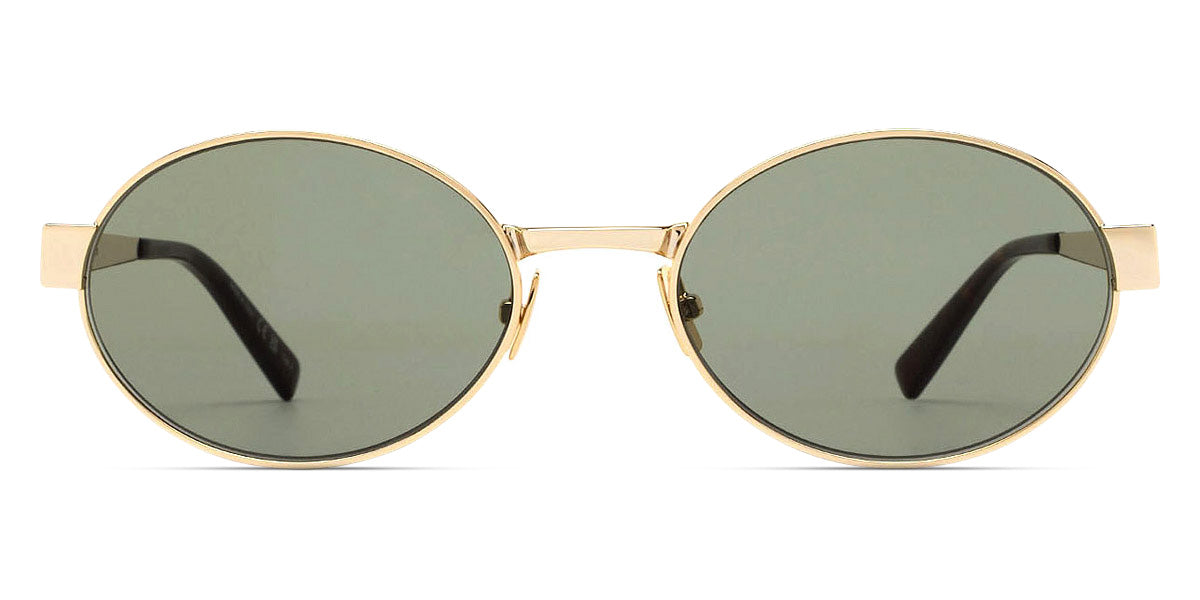 Saint Laurent® 692 SL 692 003 55 - Gold / Green Sunglasses